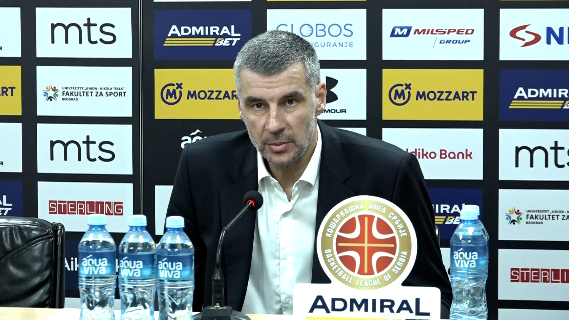 Beograd, Vlada Jovanovic trener KK Spartak iz Subotice, ponosan sam na ove momke, potrudicemo se da na sledecoj utakmici damo jos Beograd, Vlada Jovanovic trener KK Spartak iz Subotice, ponosan sam na ove momke, potrudicemo se da na sledecoj utakmici damo jos